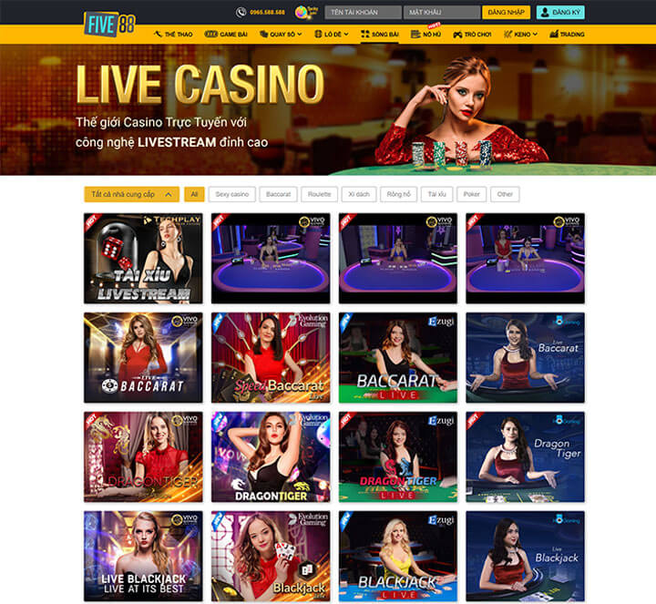 Five88 Live Casino